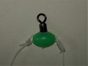 pulley bead trapped with 2 knots image