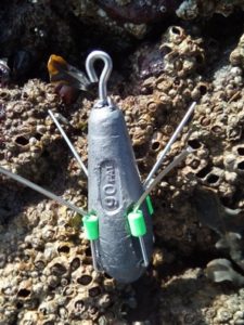 5 x 3oz Beach Bomb Lead Weights Lure Cod Sea Pier Mackerel Bait Casting Fishing